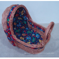 (BC-BA1004) Handmade Willow Sleeping Baby Basket